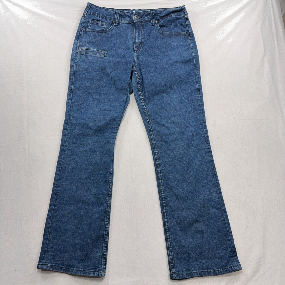 Cowgirl Tuff Co Jeans Just Tuff Sport Natural Waist Bootcut Blue Womens 30x31